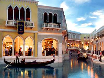 Shopping at the Venetian Hotel Las Vegas