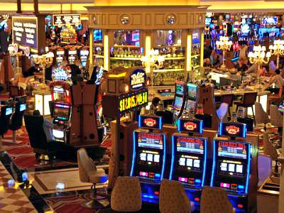 Casino at the Venetian Hotel in Las Vegas