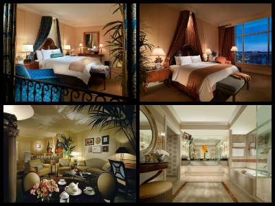 Rooms at the Venetian Hotel in Las Vegas