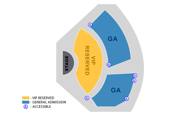 Xavier Mortimer's Las Vegas seating chart